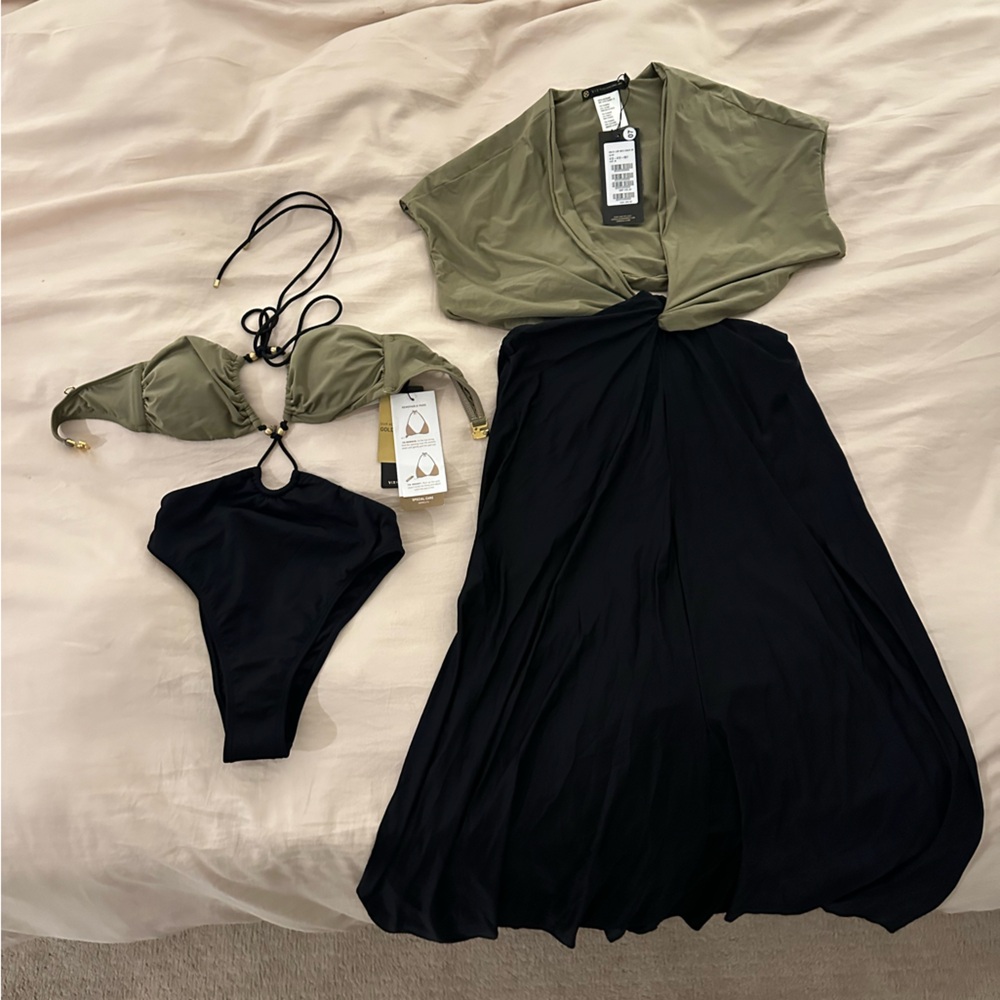 ViX Paula Hermanny - one piece swimsuit S with matching cover up M  - NWT